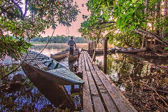 Rio Tambopata im Einzugsgebiet des Amazonas